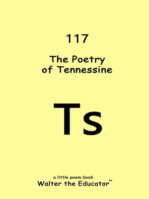 cover image of The Poetry of Tennessine